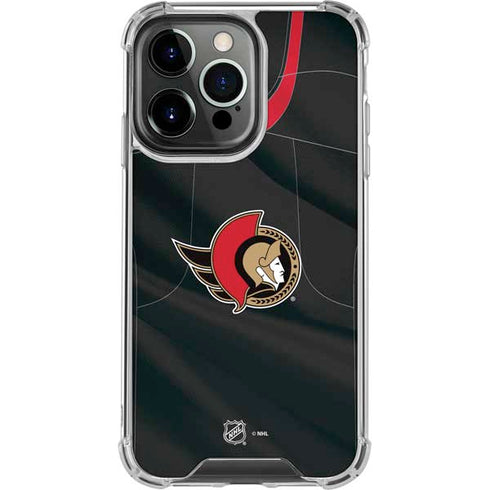 NHL Ottawa Senators Home Jersey iPhone 16 Pro Clear Case